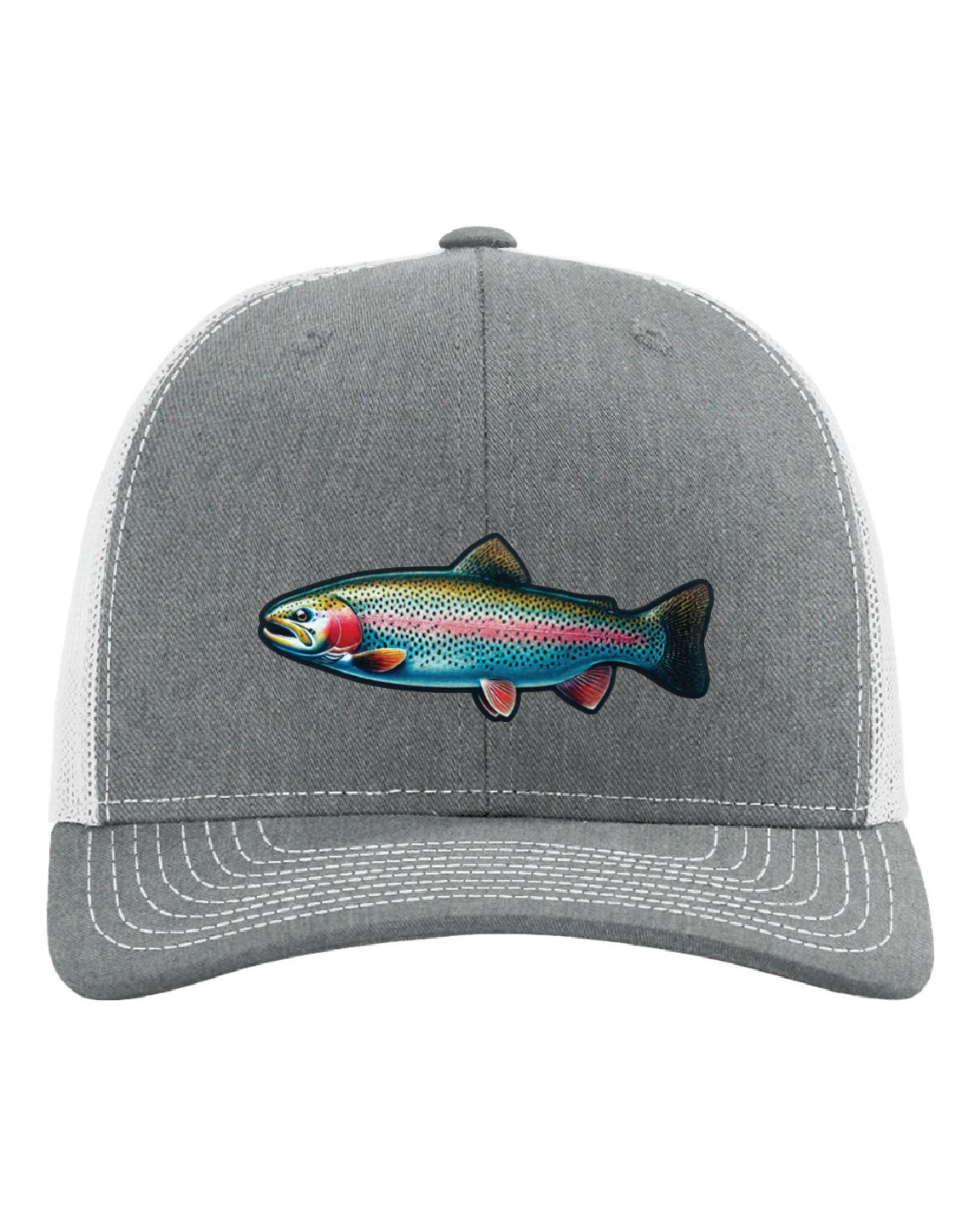 Rainbow Trout on a Richardson 112 Trucker Hat