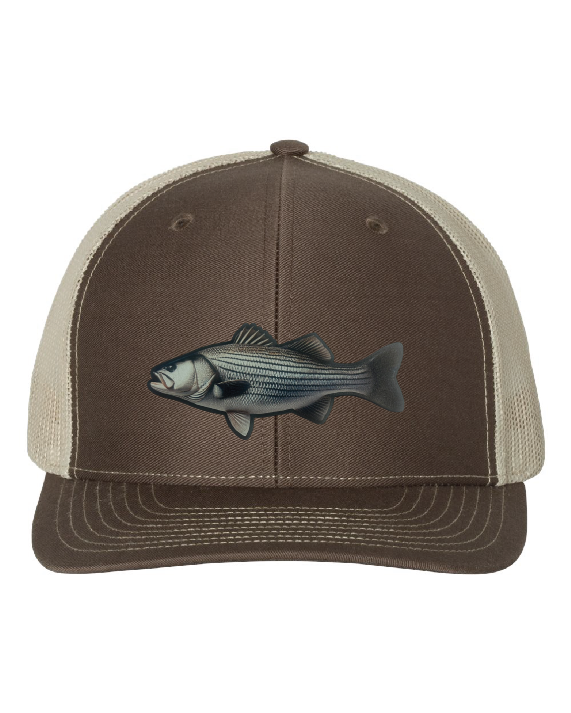 Striped Bass on a Richardson 112 Trucker Hat