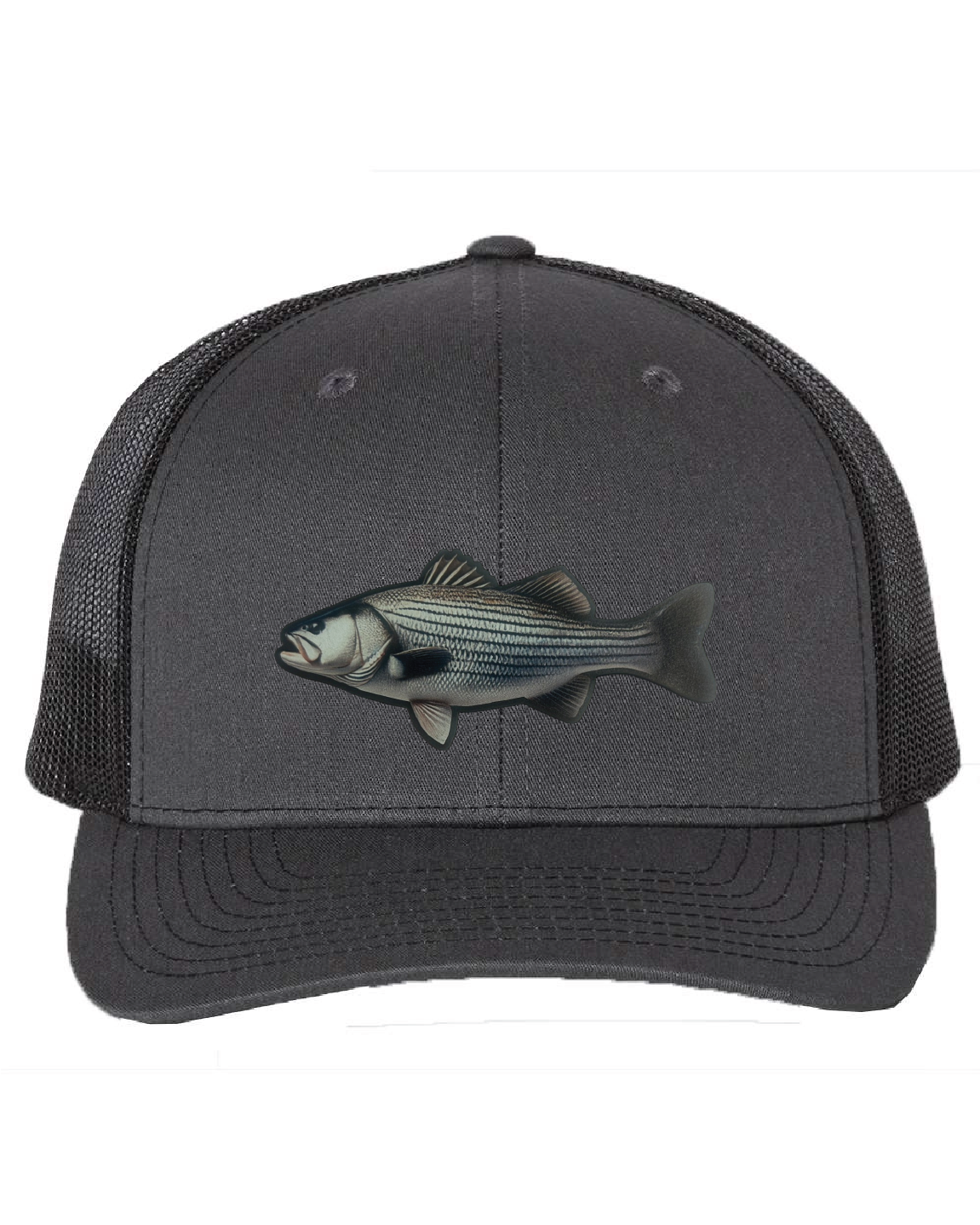 Striped Bass on a Richardson 112 Trucker Hat