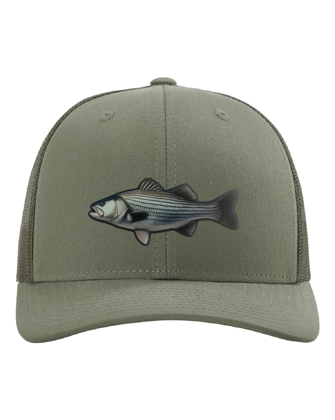 Striped Bass on a Richardson 112 Trucker Hat