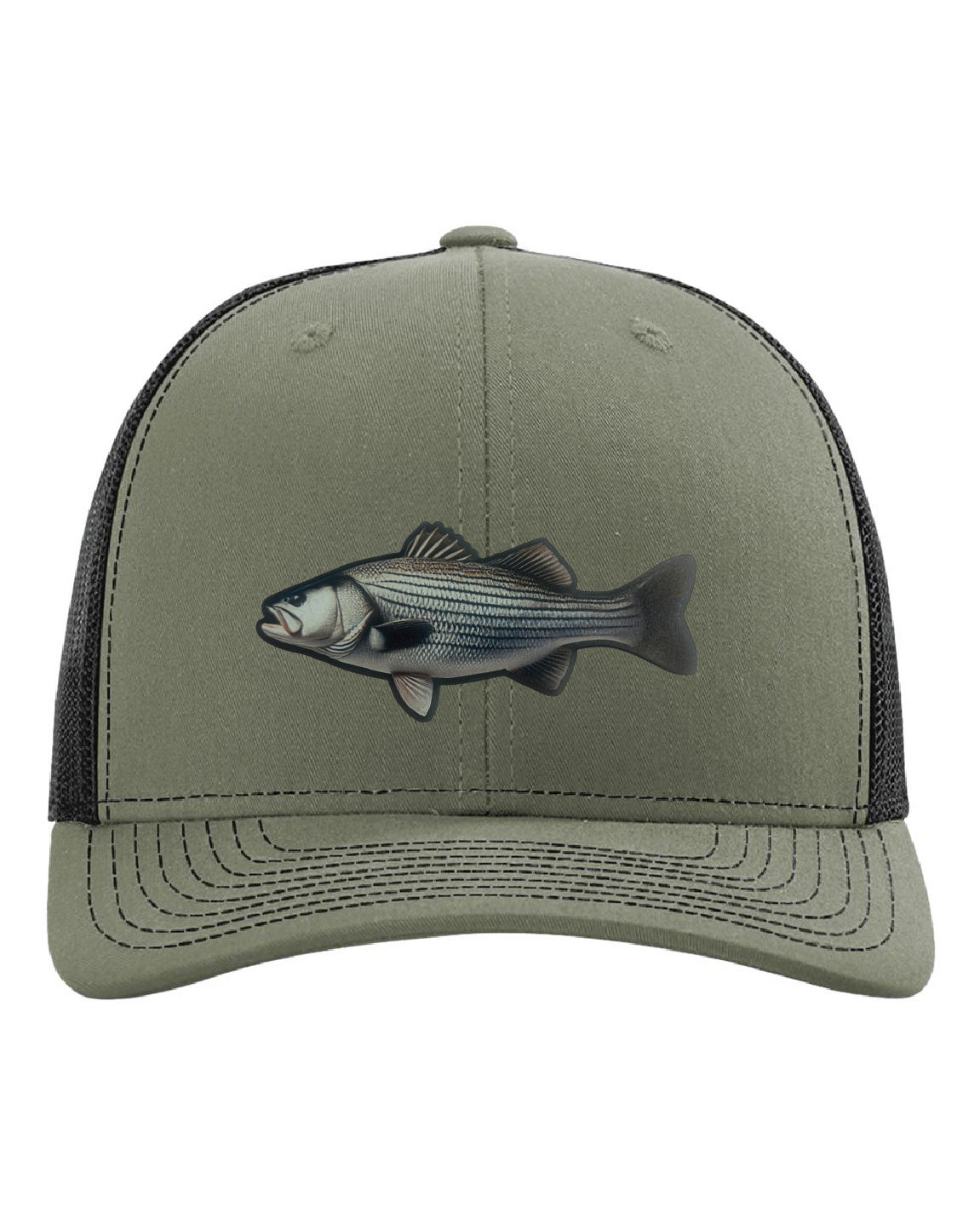Striped Bass on a Richardson 112 Trucker Hat