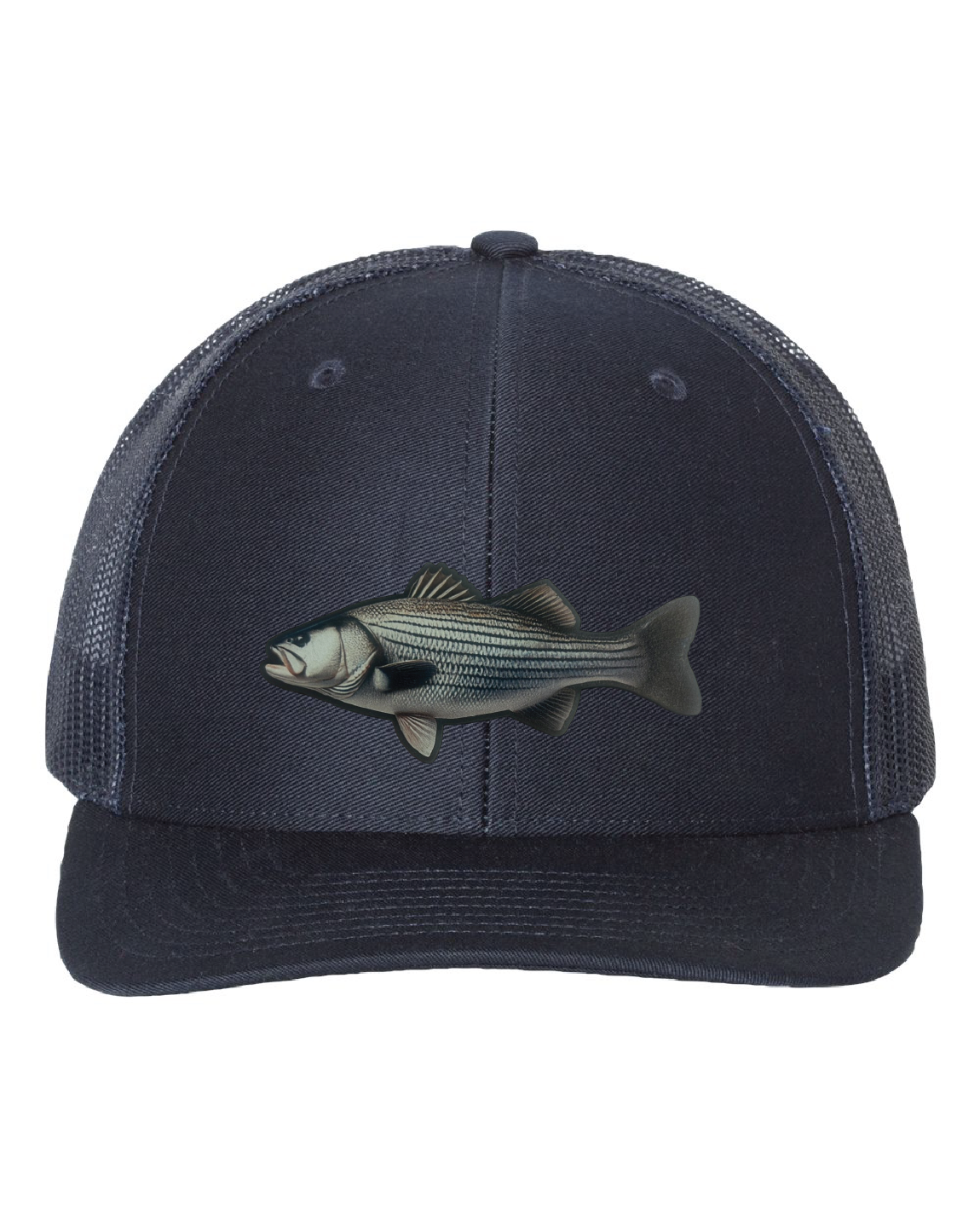 Striped Bass on a Richardson 112 Trucker Hat