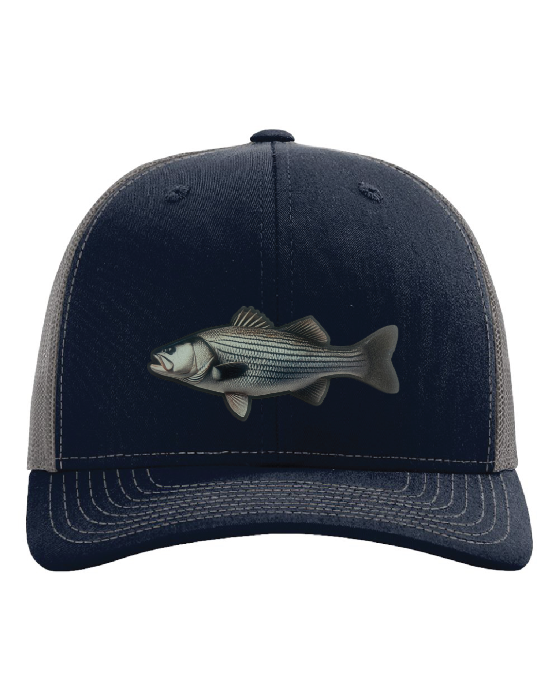Striped Bass on a Richardson 112 Trucker Hat