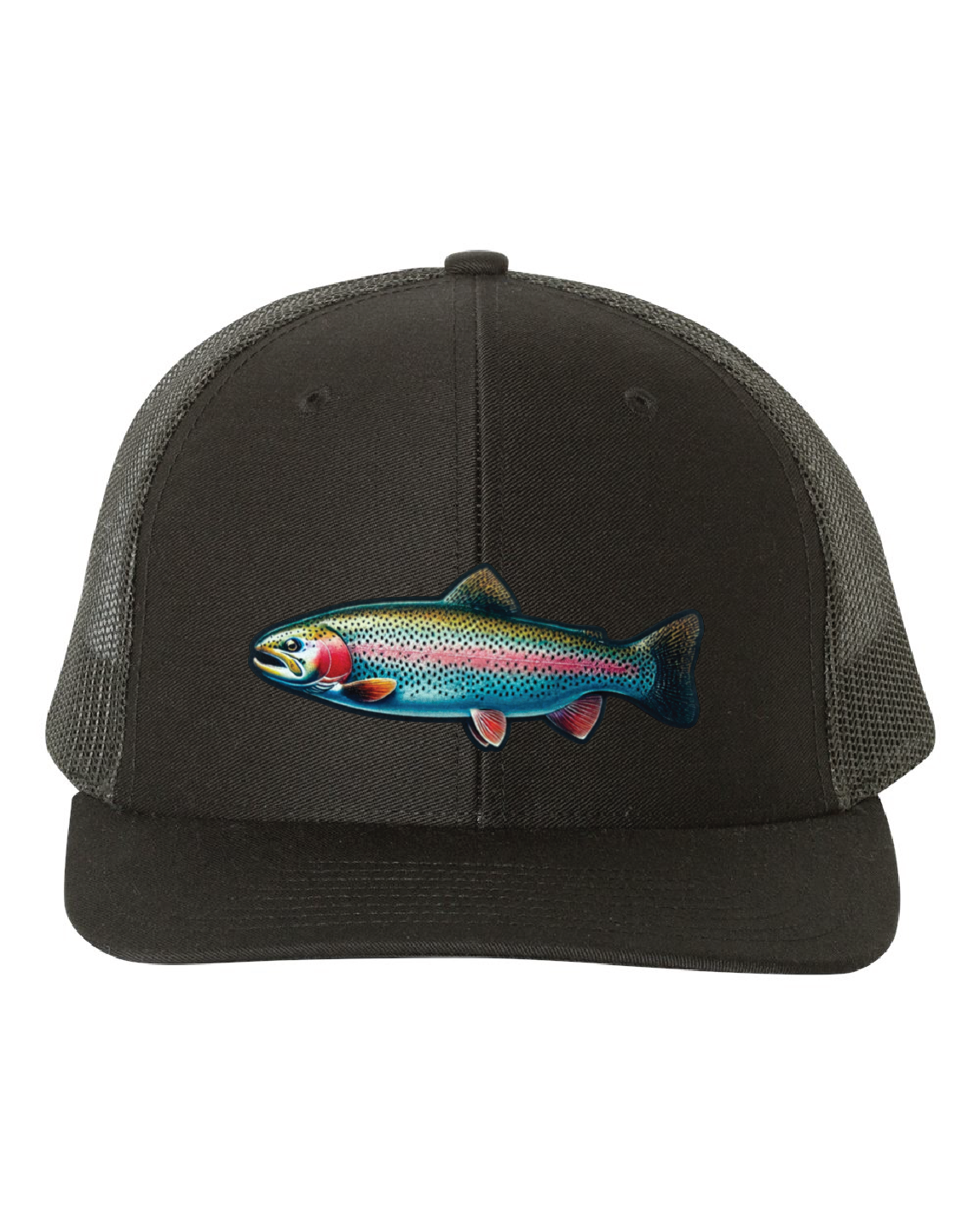 Rainbow Trout on a Richardson 112 Trucker Hat