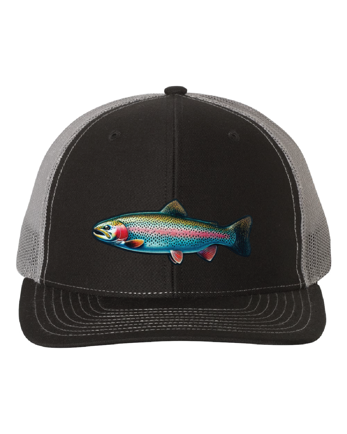 Rainbow Trout on a Richardson 112 Trucker Hat