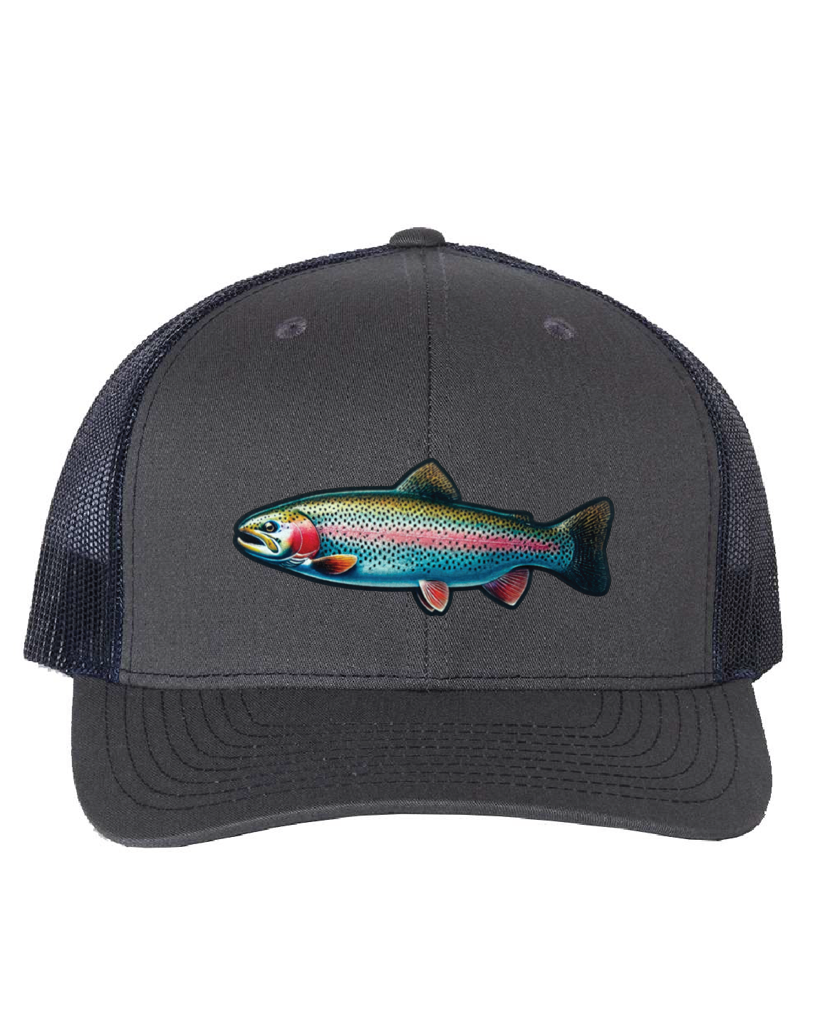Rainbow Trout on a Richardson 112 Trucker Hat