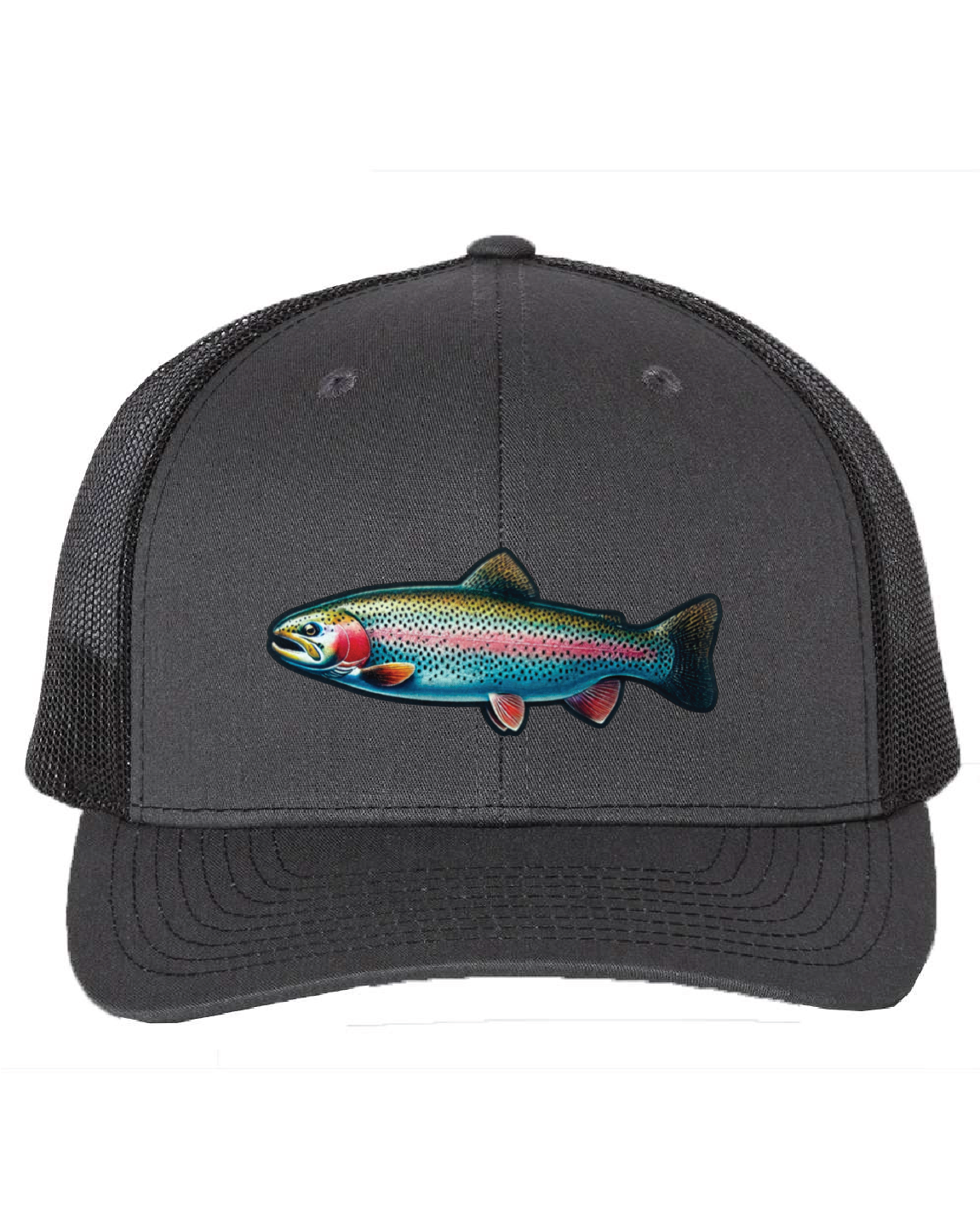Rainbow Trout on a Richardson 112 Trucker Hat