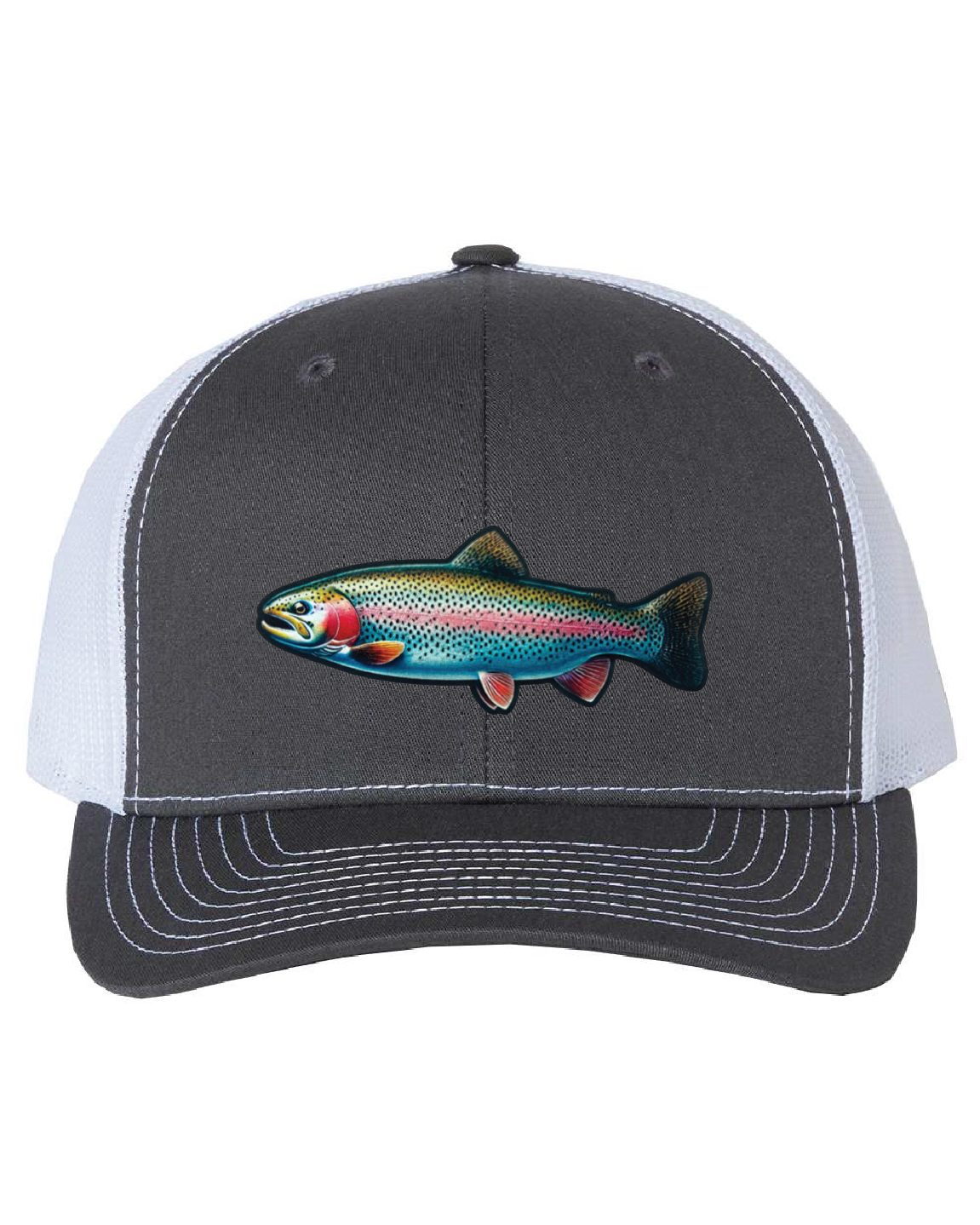 Rainbow Trout on a Richardson 112 Trucker Hat