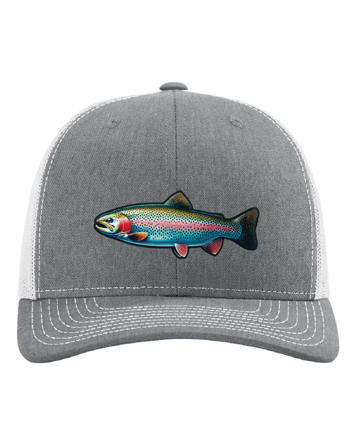 Rainbow Trout on a Richardson 112 Trucker Hat