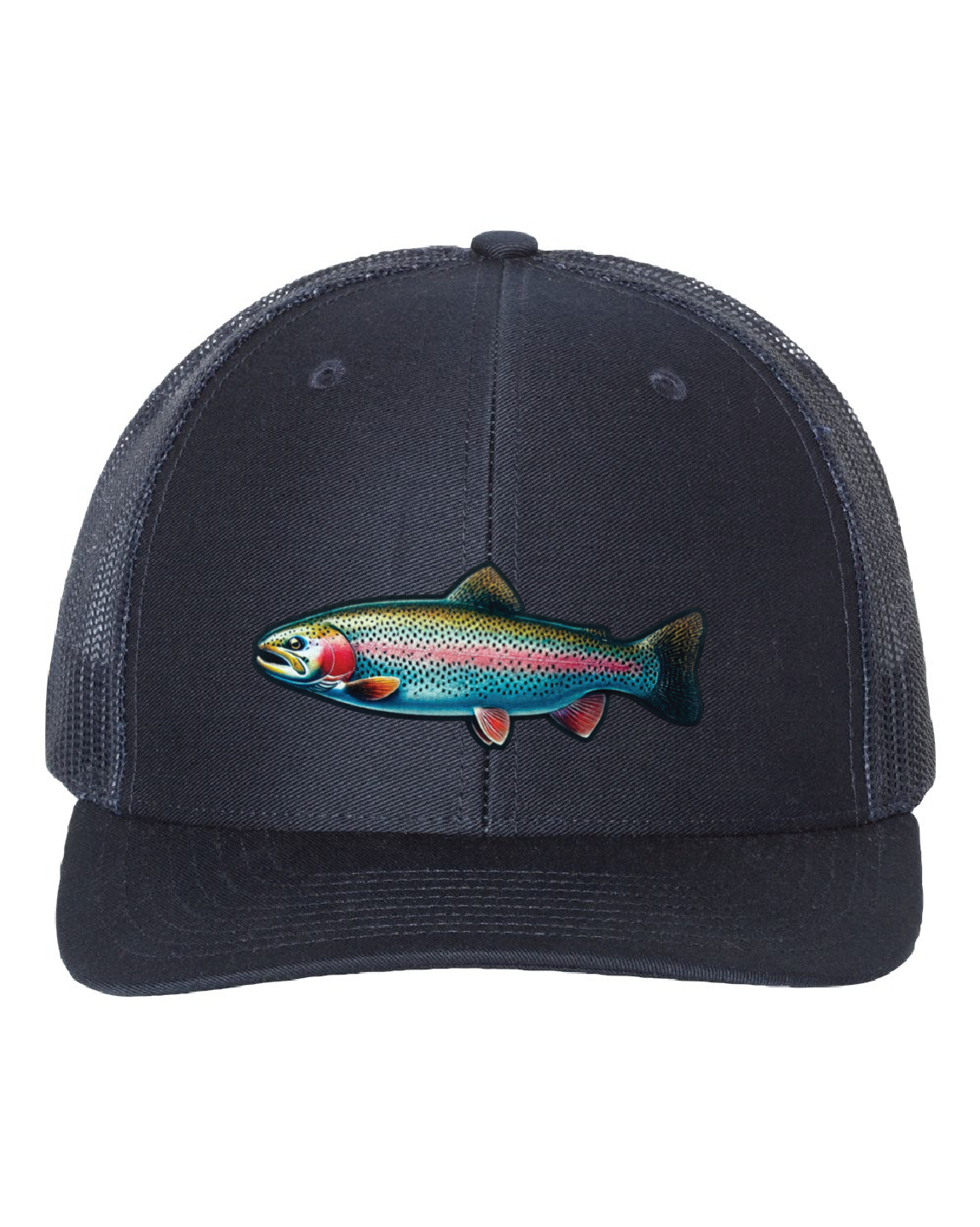 Rainbow Trout on a Richardson 112 Trucker Hat