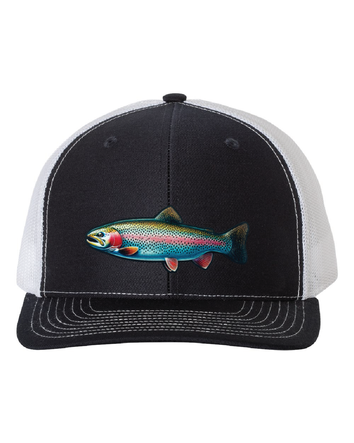 Rainbow Trout on a Richardson 112 Trucker Hat