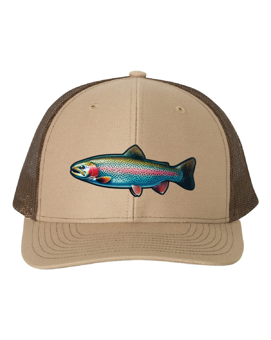 Rainbow Trout on a Richardson 112 Trucker Hat