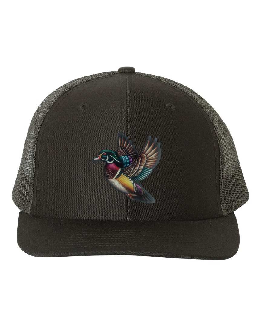 Wood Duck on a Richardson 112 Trucker Hat