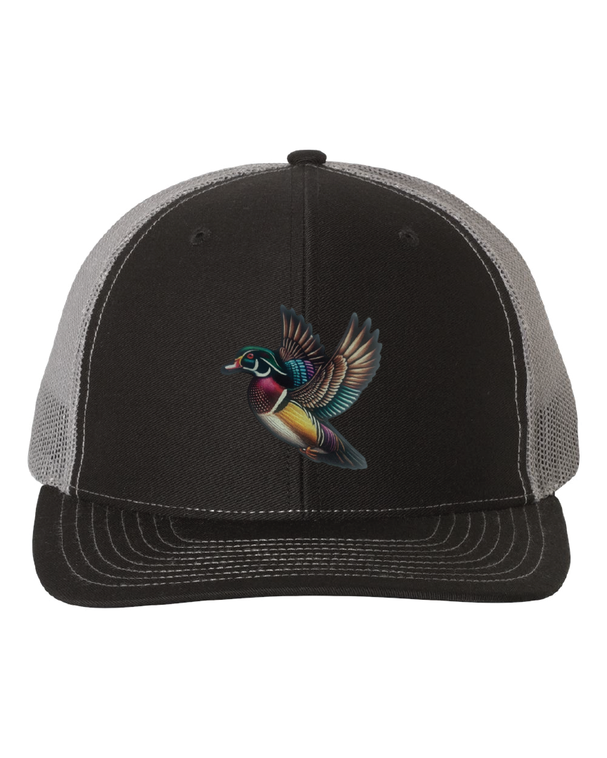 Wood Duck on a Richardson 112 Trucker Hat