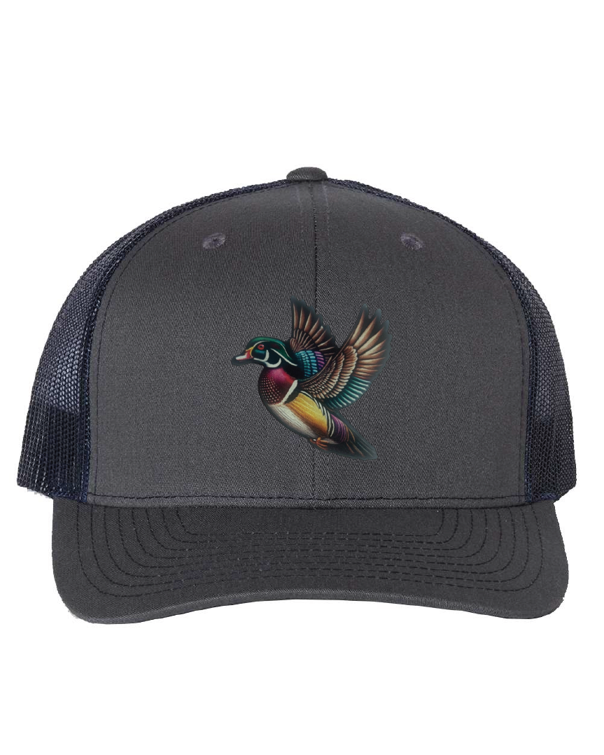 Wood Duck on a Richardson 112 Trucker Hat