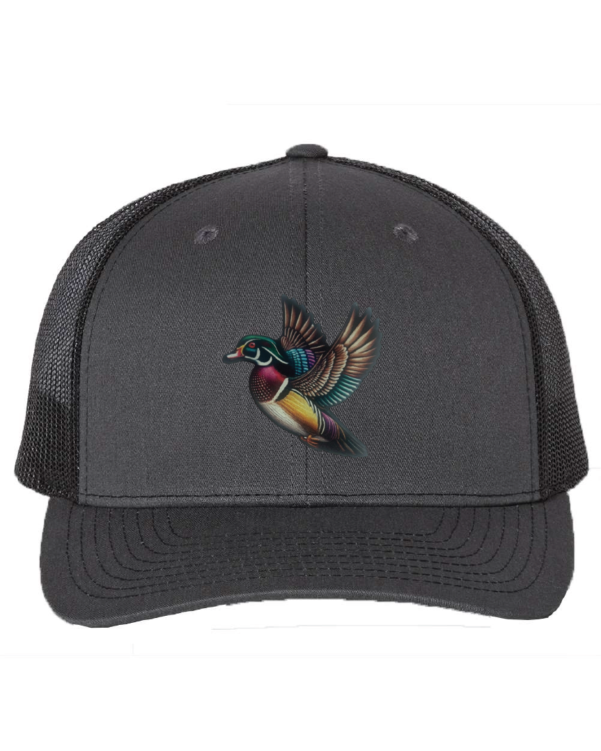 Wood Duck on a Richardson 112 Trucker Hat