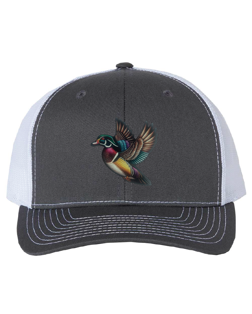 Wood Duck on a Richardson 112 Trucker Hat