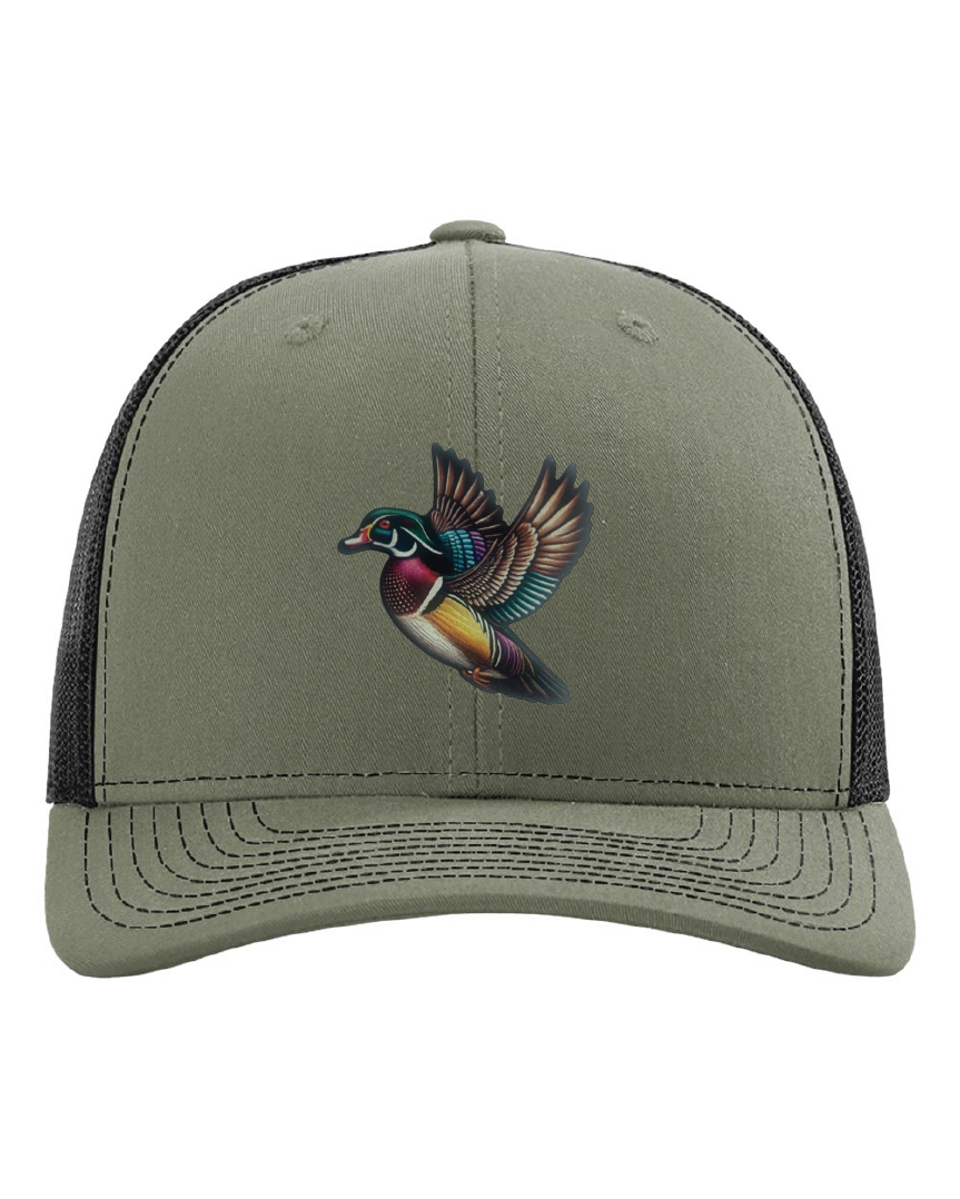 Wood Duck on a Richardson 112 Trucker Hat