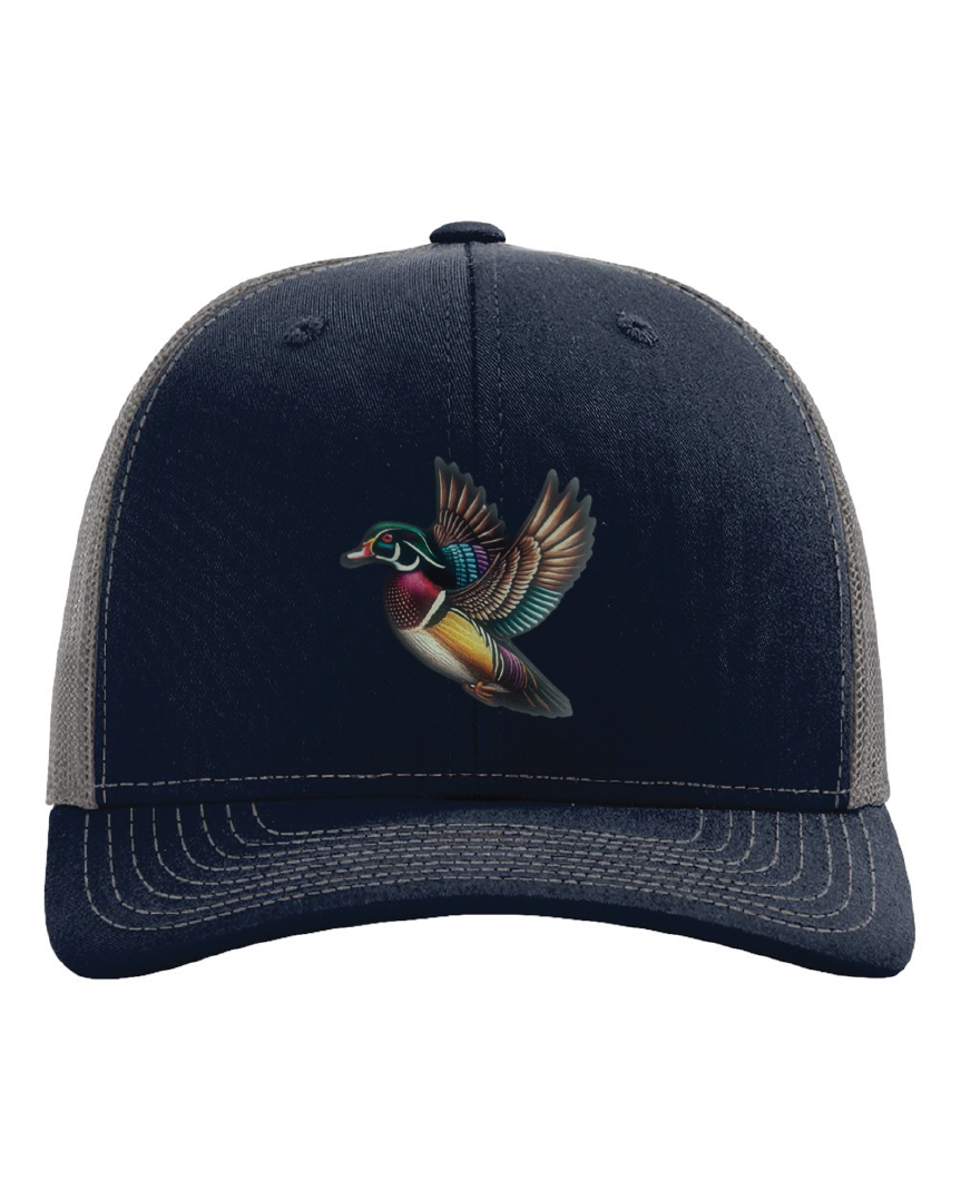Wood Duck on a Richardson 112 Trucker Hat