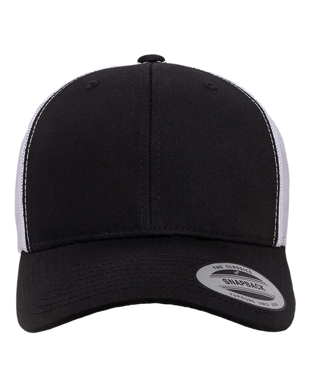 Custom Leatherette Patch on Yupoong 6606 Trucker Hat