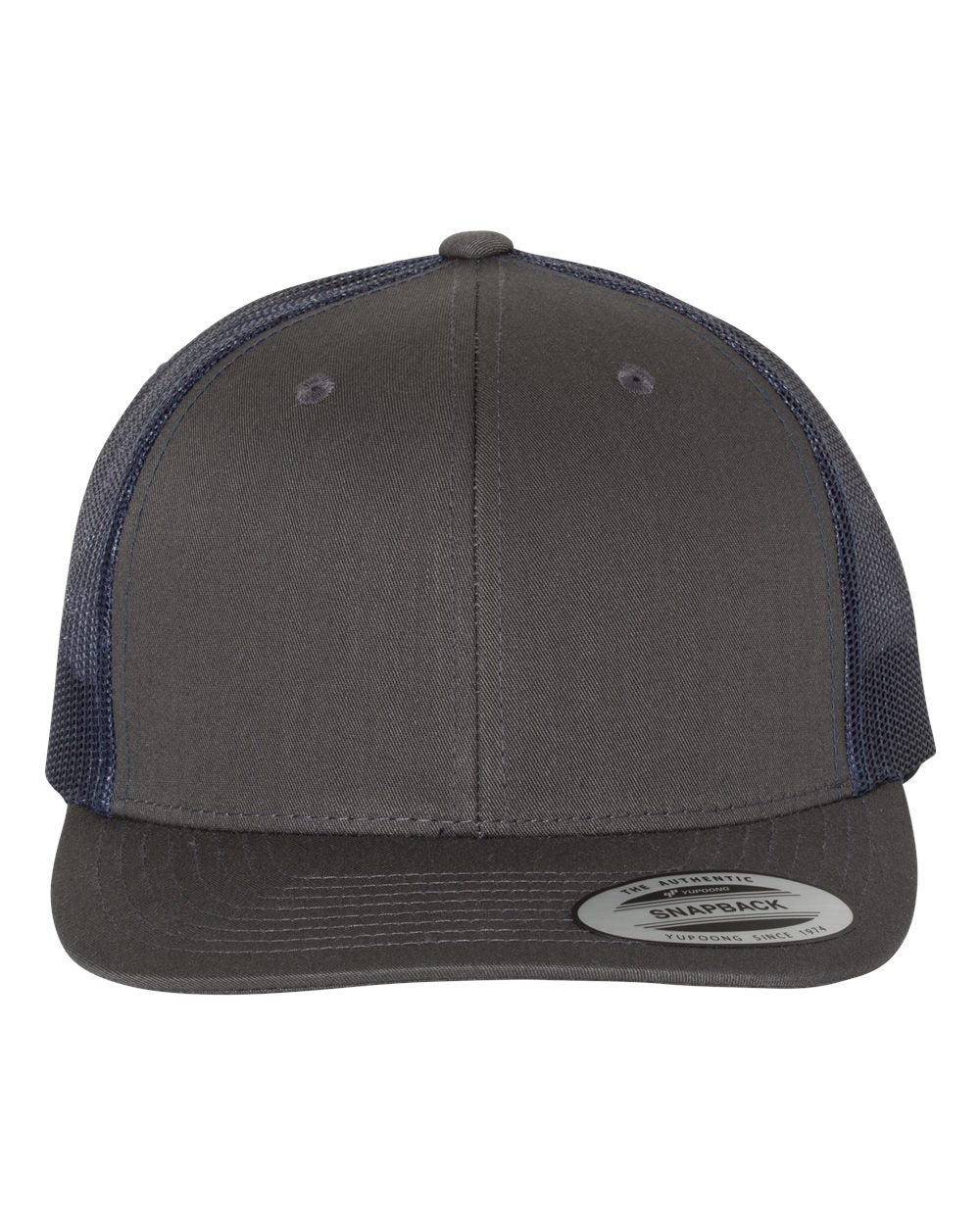 Custom Leatherette Patch on Yupoong 6606 Trucker Hat