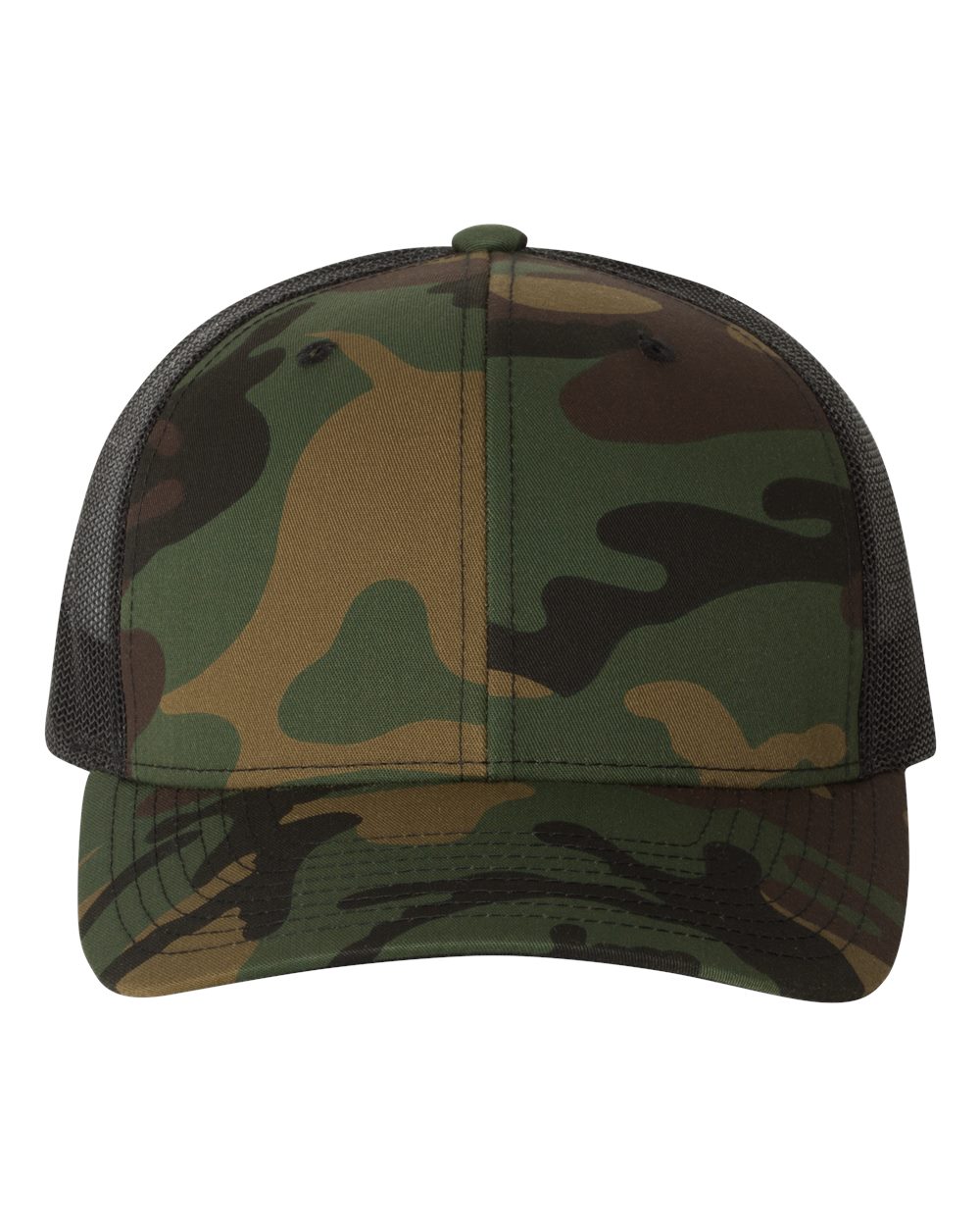Custom Leatherette Patch on Yupoong 6606 Trucker Hat