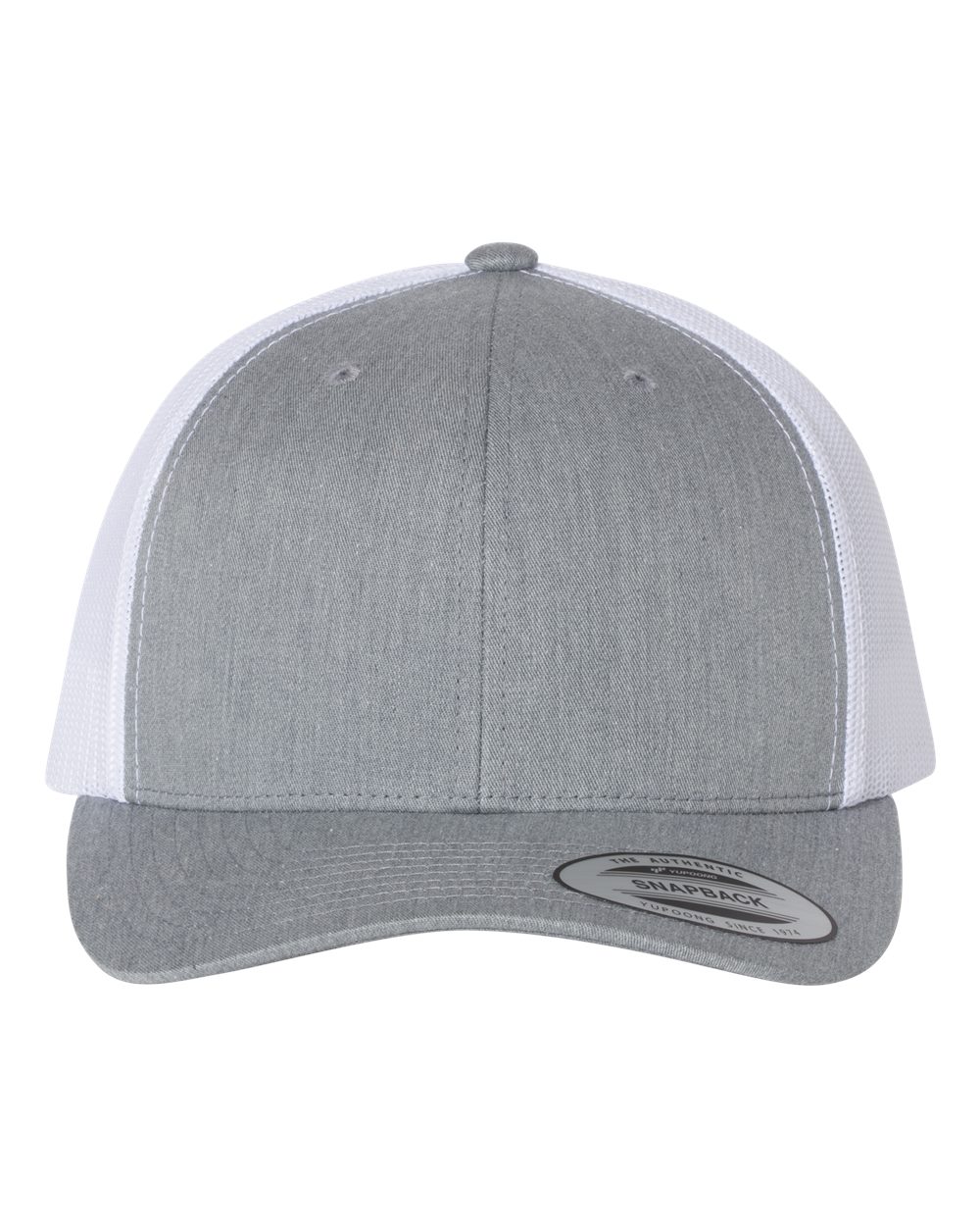 Custom Leatherette Patch on Yupoong 6606 Trucker Hat