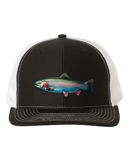 Rainbow Trout on a Richardson 112 Trucker Hat