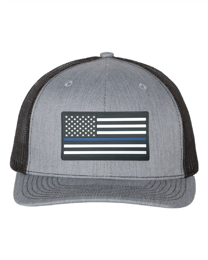 Richardson 112 Hats Heather Grey/Black