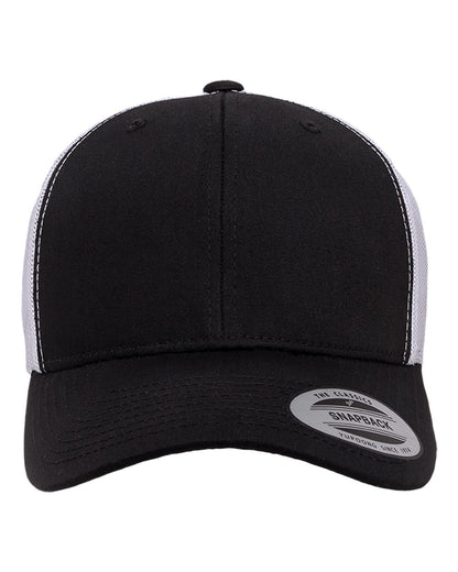 Custom Leatherette Patch on Yupoong 6606 Trucker Hat